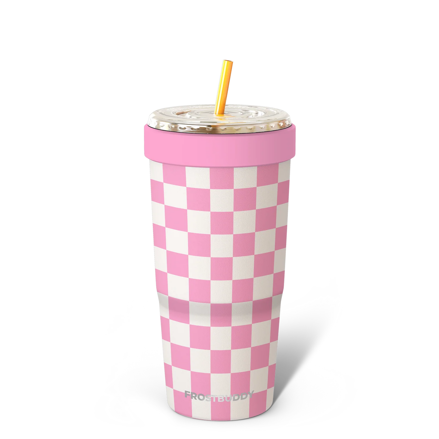To Go Frost Buddy -Pink Checkered