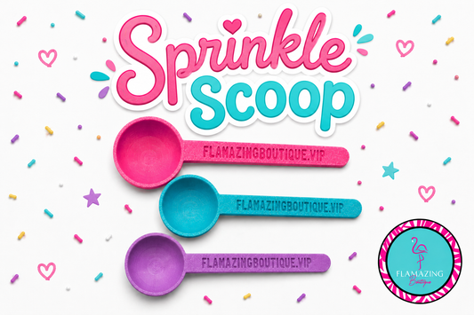 Logo Sprinkle Scoop - qty 10