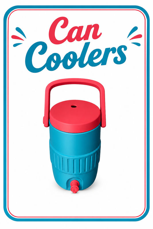 3D Can Coolers - your choice of colors