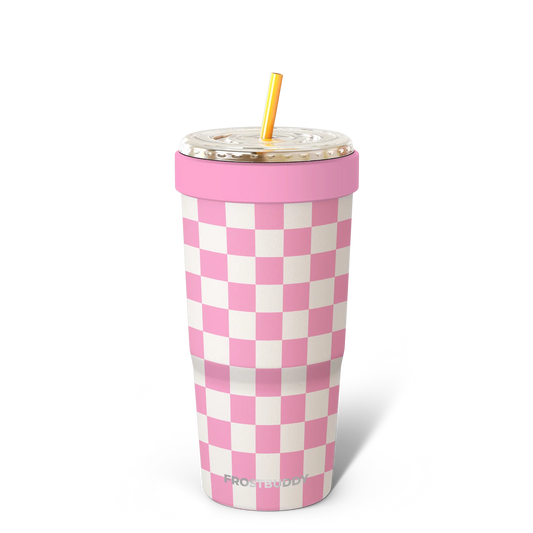 To Go Frost Buddy -Pink Checkered