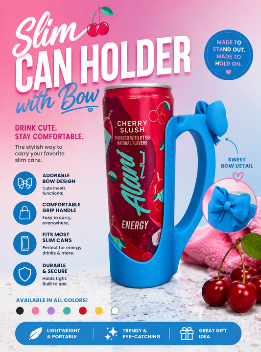 3D PRINTED SLIM CAN HOLDER