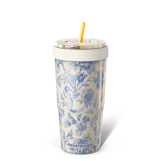 To Go Frost Buddy Blue Floral